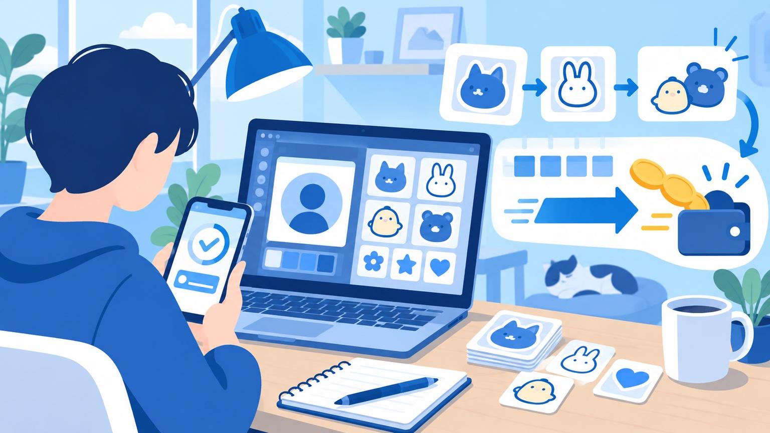 アイコン・LINEスタンプ制作で即日払いは可能か|支払いまでの日数で選ぶ方法