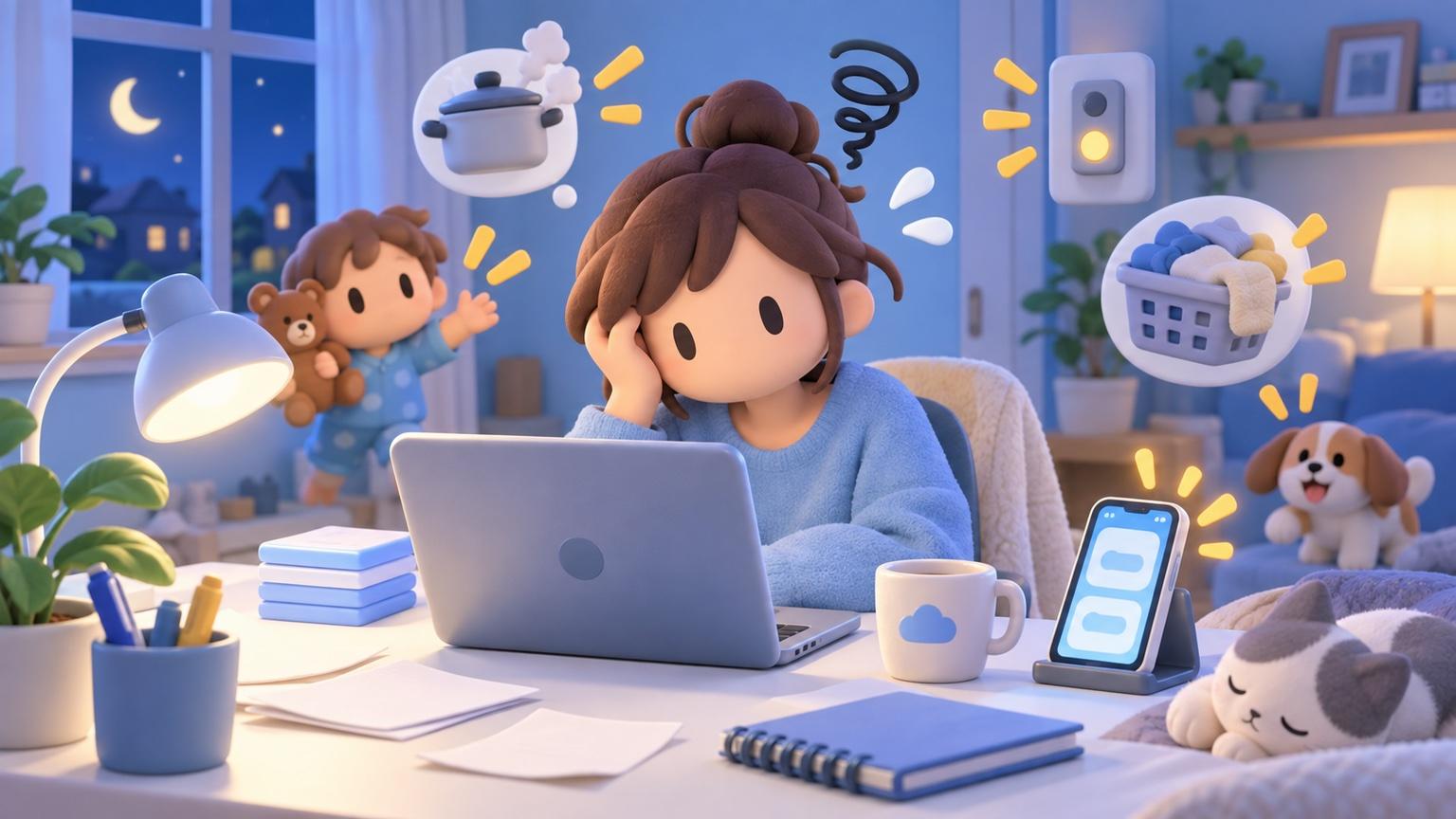 データ入力がきついのは作業量ではなく在宅の中断が多いから