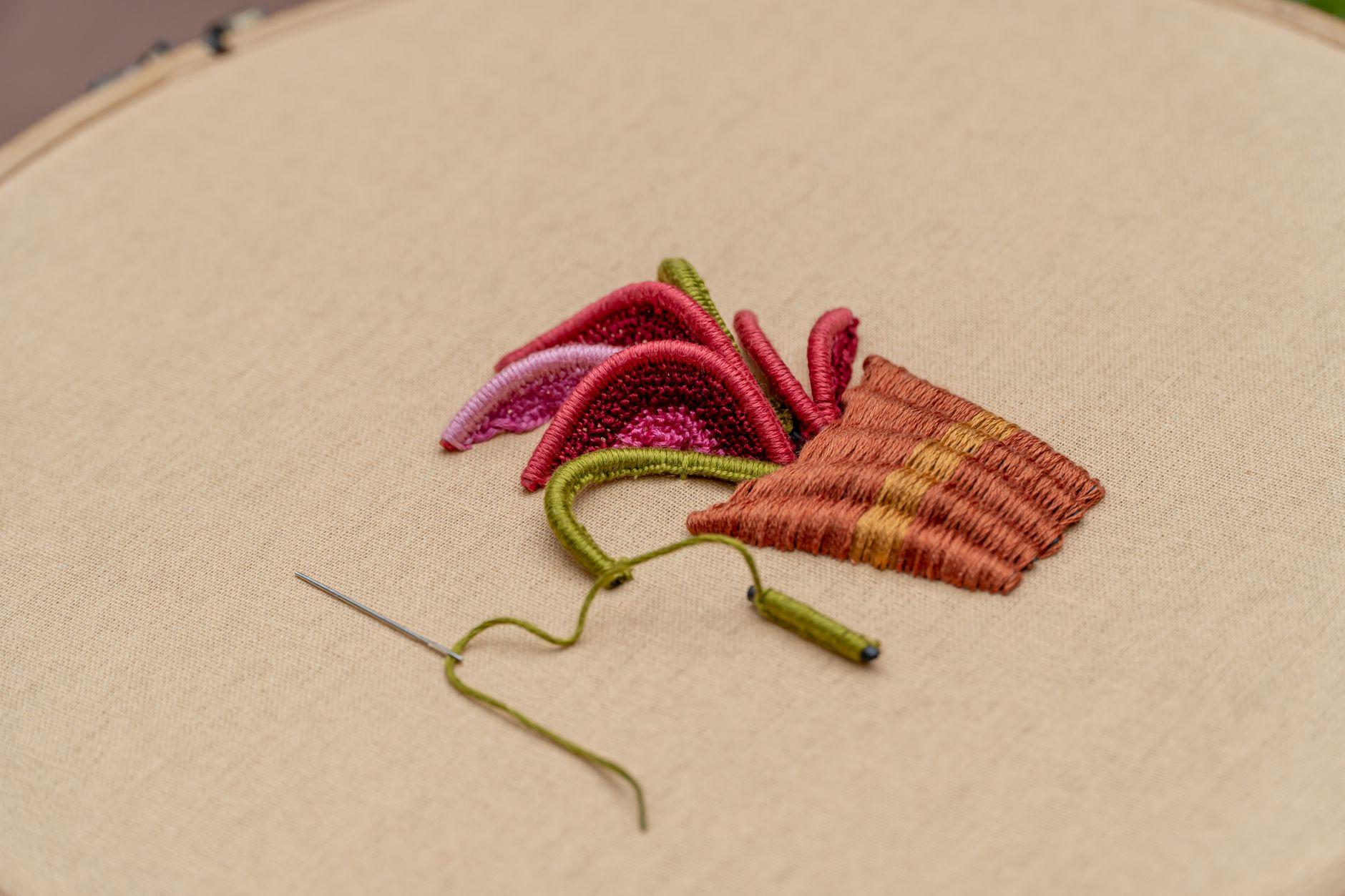 刺繍 図案 AI教材 オンライン講座 販売 副業 始め方｜技法を教材化