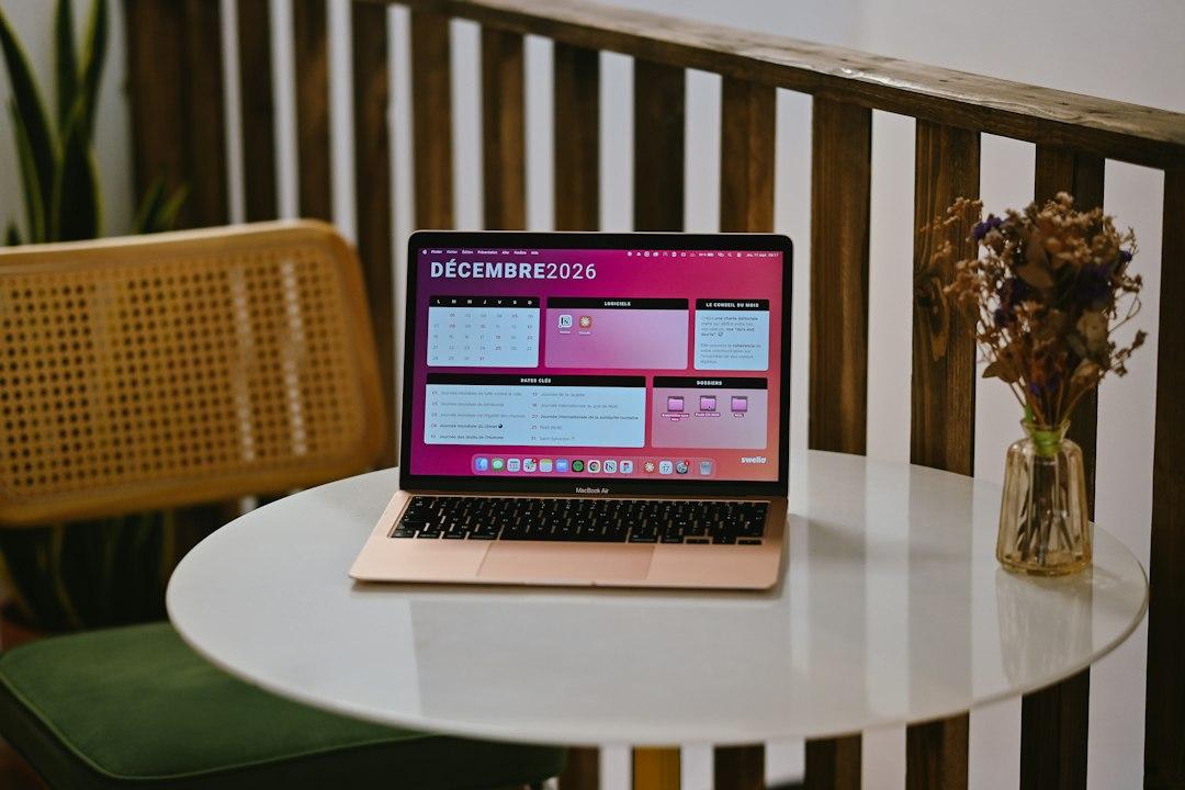 Macのカレンダーをウィジェットで表示する方法と、予定を見やすくする工夫
